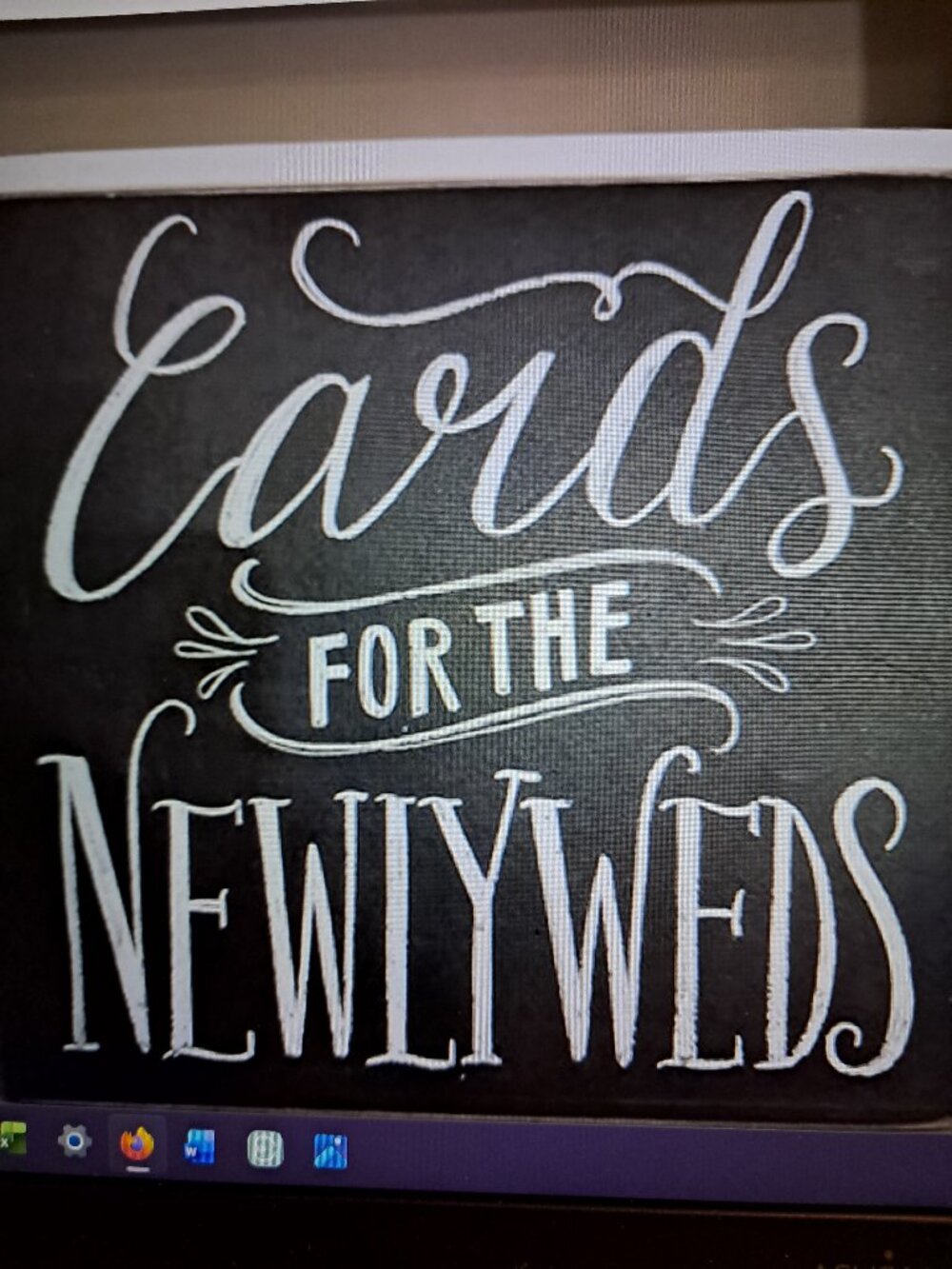 Primitives by Kathy's Wedding Card Box in Like New Condition